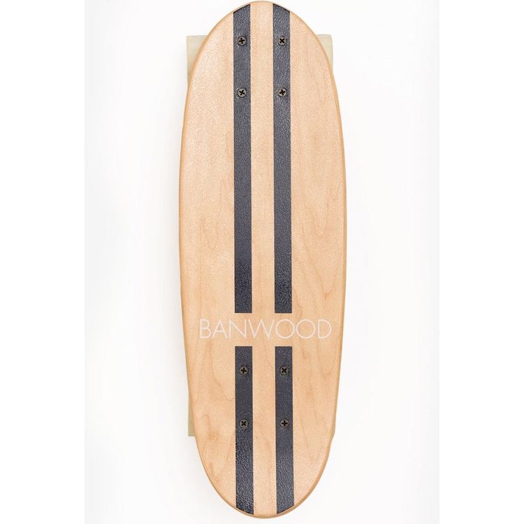 Banwood Skateboard - Navy Blue Stripe