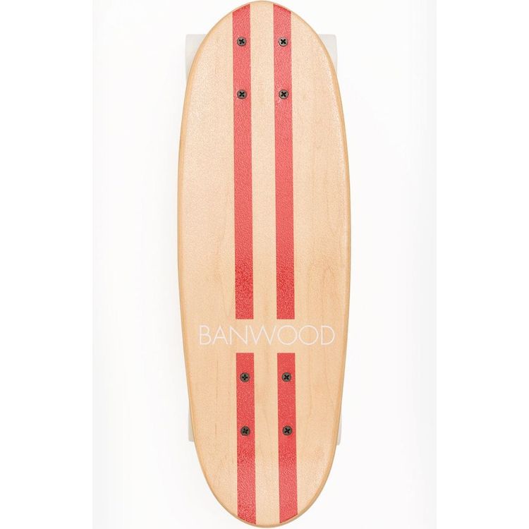 Banwood Skateboard - Red Stripe