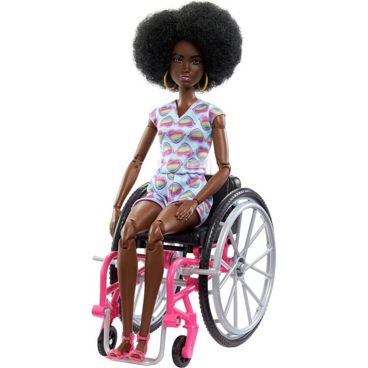 Barbie Barbie Fashionistas Doll #194 With Wheelchair & Ramp - Curly Brown Hair