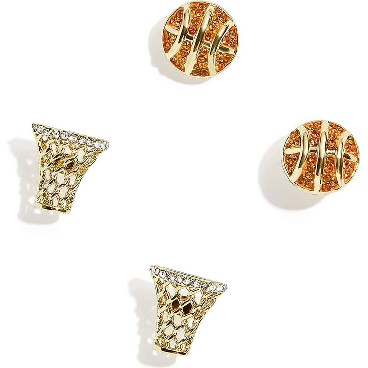 BaubleBar Basketball Earring Set