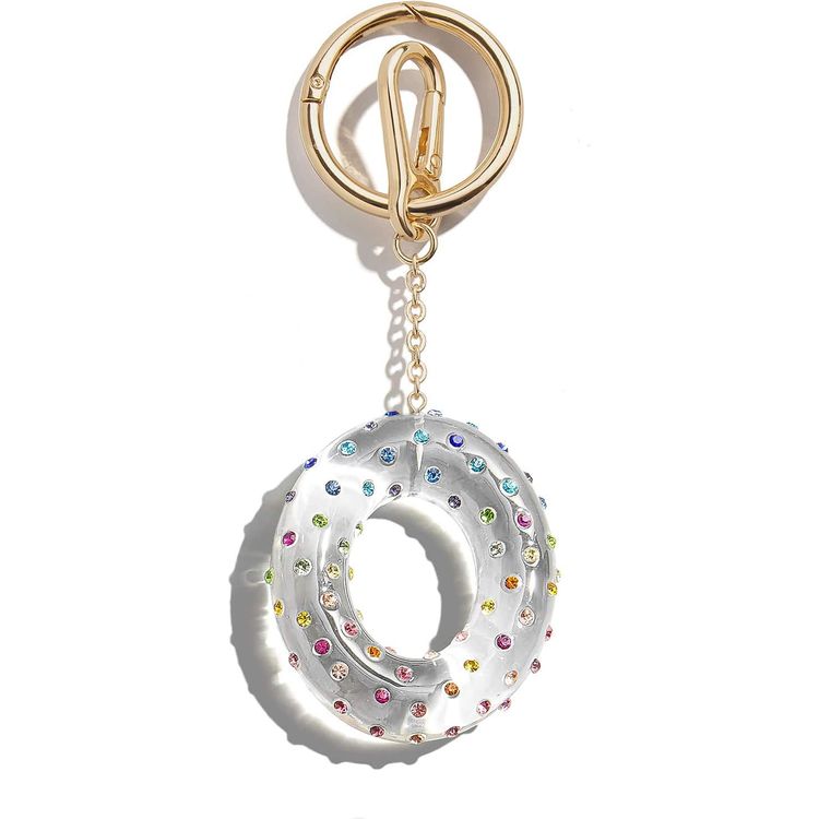 BaubleBar Confetti Initial Bag Charm - O