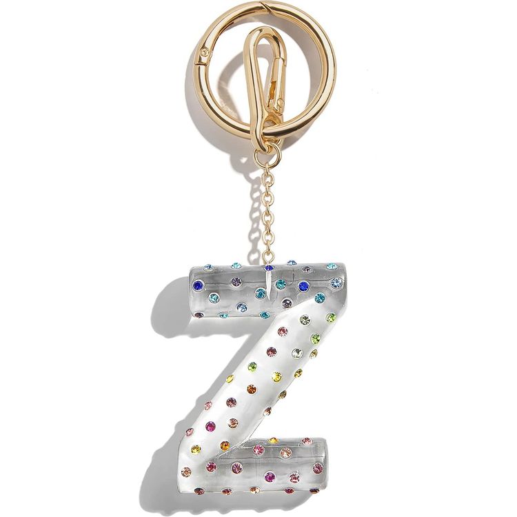 BaubleBar Confetti Initial Bag Charm - Z