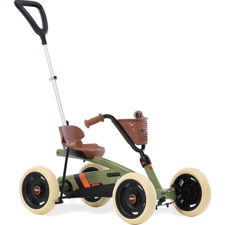 Berg Buzzy Retro 2-in-1 Push/Pedal Kart - Green