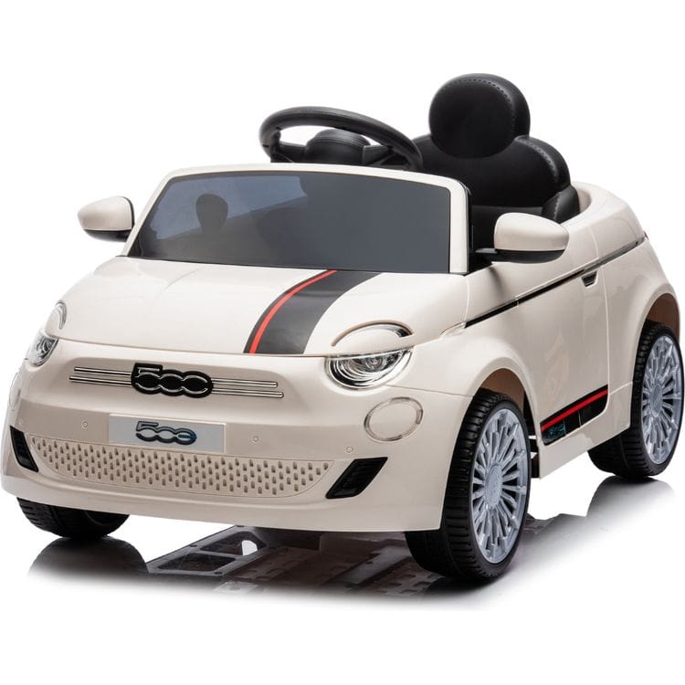 Best Ride on Cars Fiat 500 12V White