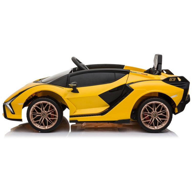 Best Ride on Cars Lamborghini Sian 12V Yellow