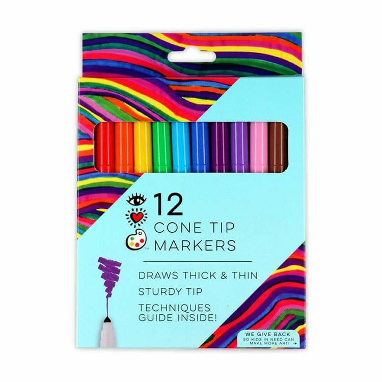 iHeartArt iHeartArt 12 Cone Tip Markers