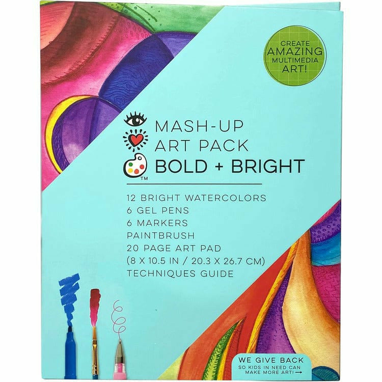 iHeartArt iHeartArt Mash-Up Art Pack Bold + Bright Total Art Portfolio Set