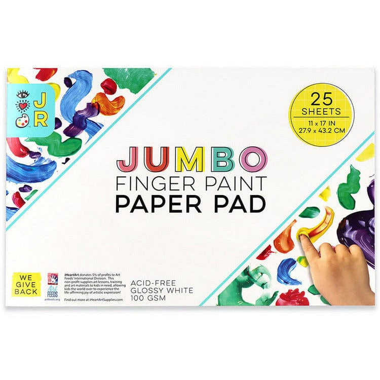 iHeartArt JR Jumbo Finger Paint Paper Pad