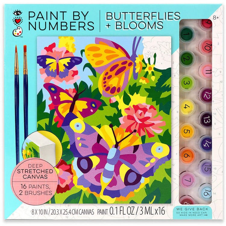 iHeartArt Paint By Number - Butterflies + Blooms