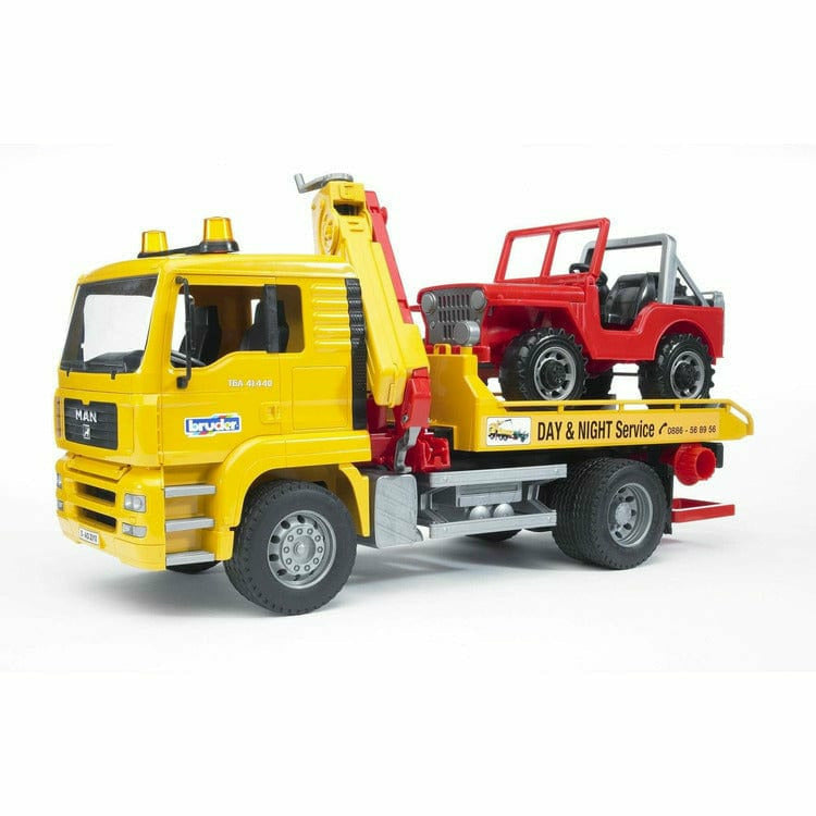 Bruder Tow truck with vehicle