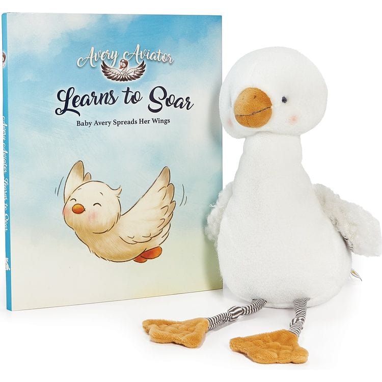 Bunnies By The Bay Baby Avery Snow Goose Book & Plush Bundle