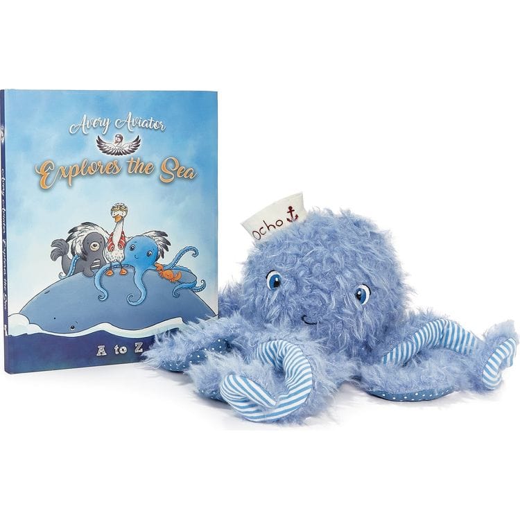 Bunnies By The Bay Ocho The Octopus Book & Plush Bundle