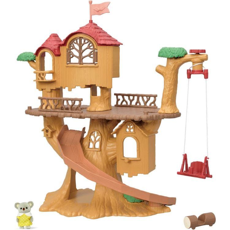 Calico Critters Calico Critters Adventure Treehouse Gift Set, Dollhouse Playset with Figure and Accessories