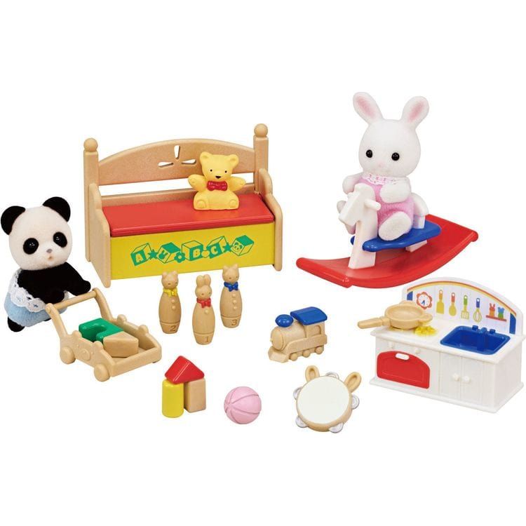 Calico Critters Calico Critters Baby's Toy Box, Dollhouse Playset with Figures and Accessories