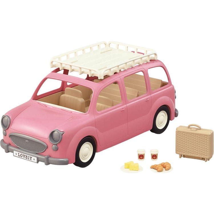 Calico Critters Calico Critters Family Picnic Van, Toy Vehicle for Dolls with Picnic Accessories