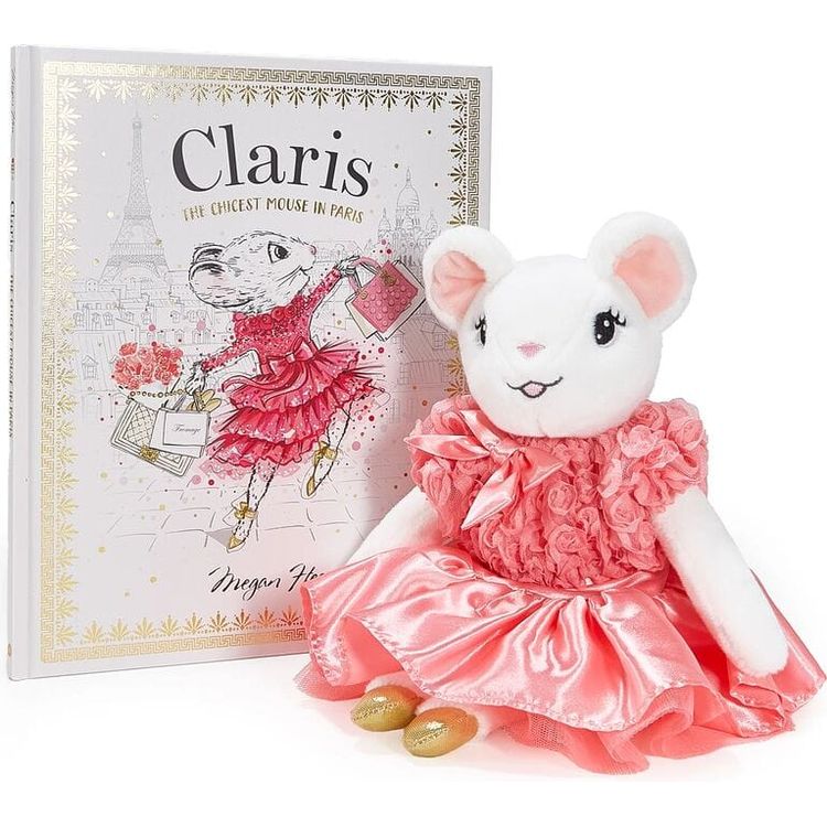 Claris - The Chicest Mouse in Paris™ Claris The Mouse: The Chicest Mouse In Paris Blush Plush Book Bundle