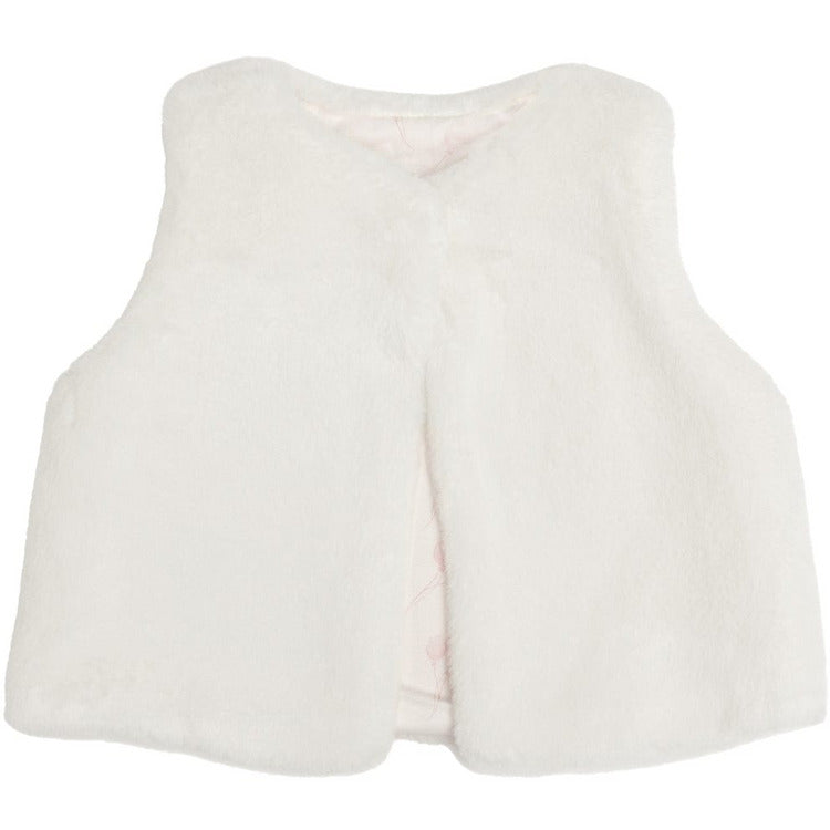 Claris - The Chicest Mouse in Paris™ Claris Faux Fur Vest- size 12-18 Months