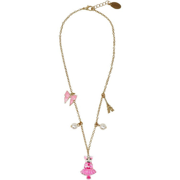 Claris - The Chicest Mouse in Paris™ Claris - The Chicest Mouse in Paris™ Charm Necklace