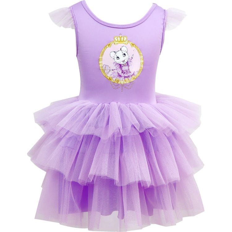 Claris - The Chicest Mouse in Paris™ Claris The Secret Crown Fashion Dress in Lilac - Size 5-6 Years