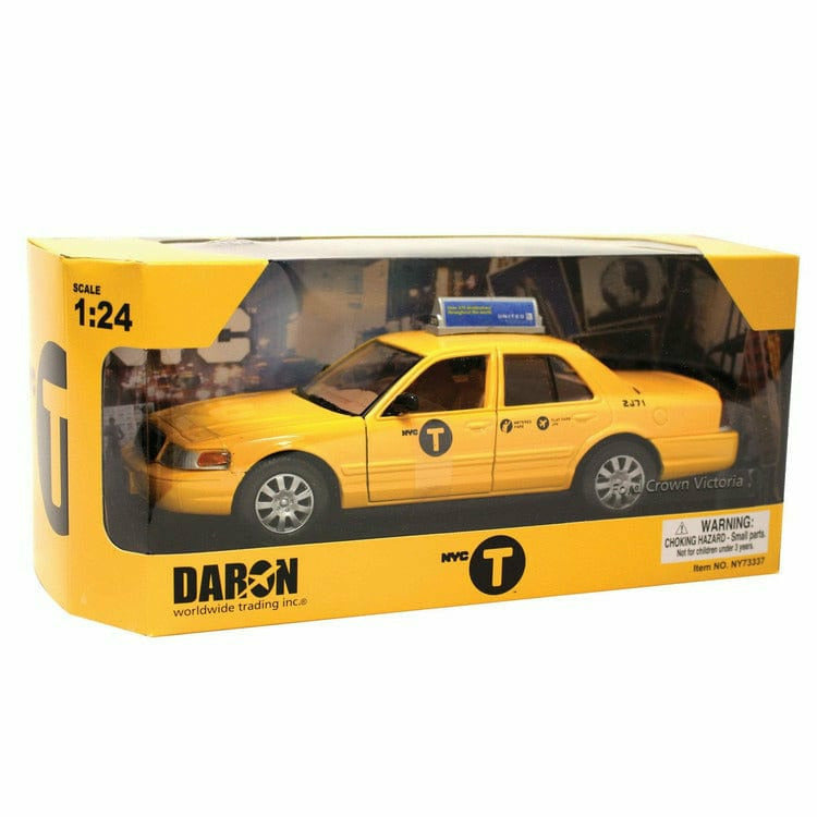 Daron Worldwide Trading, Inc. NYC Ford Crown Victoria Taxi Die cast