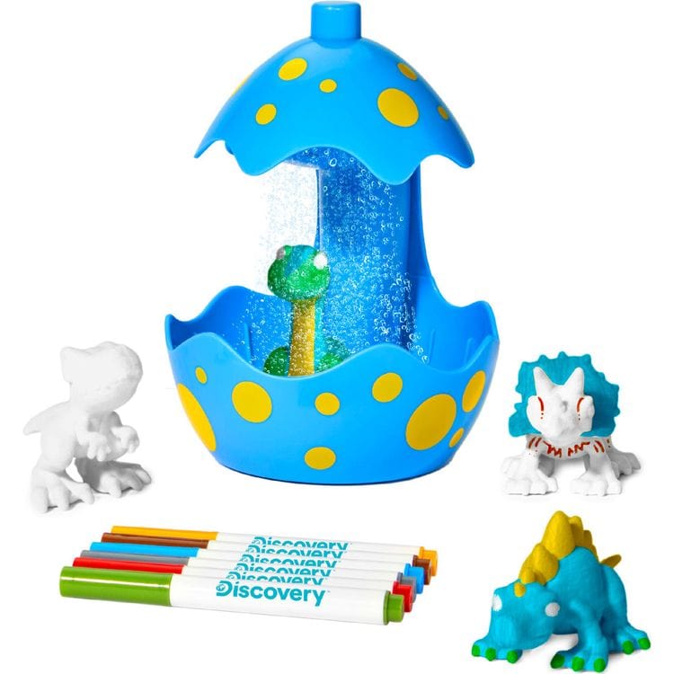 Discovery 11 Piece Dinosaur Designer Rinse & Recolor Art Set