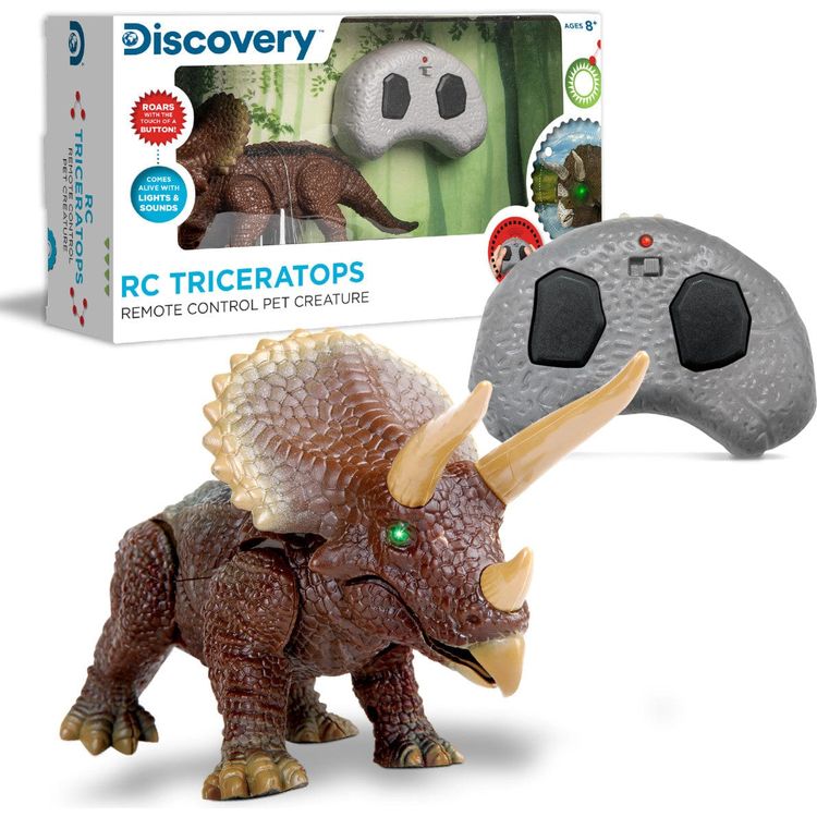 Discovery Triceratops LED Infrared Remote Control Toy