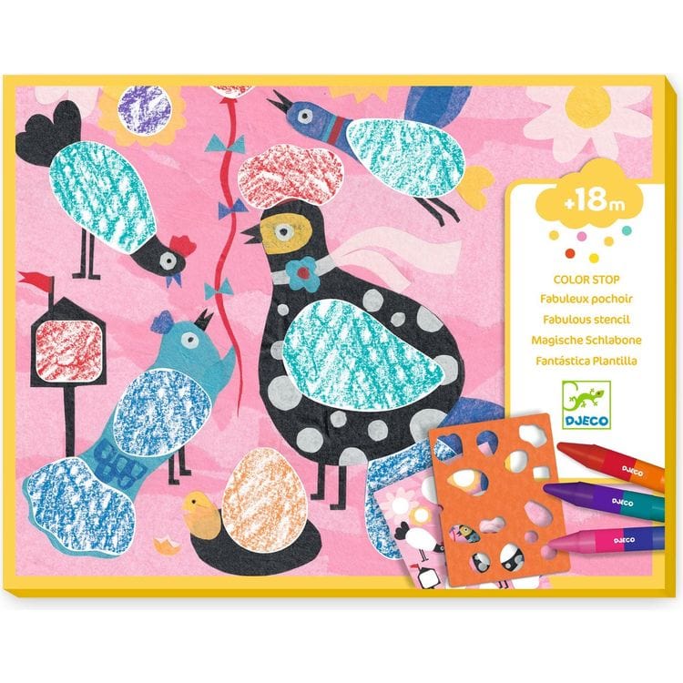 Djeco Birdie & Co Beginner's Coloring Set