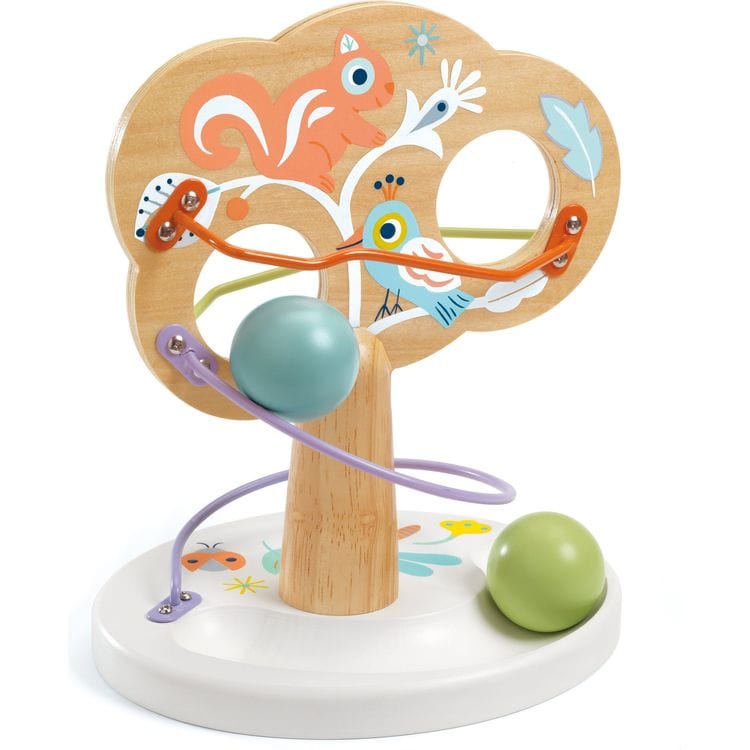 Djeco BabyTree Wooden Ball Track