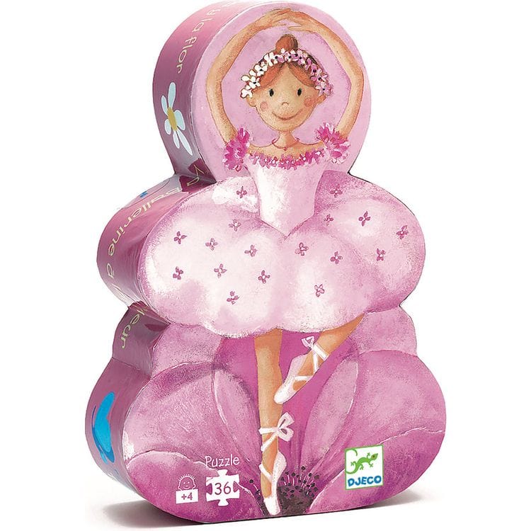 Djeco Ballerina With Flower 36 Piece Puzzle