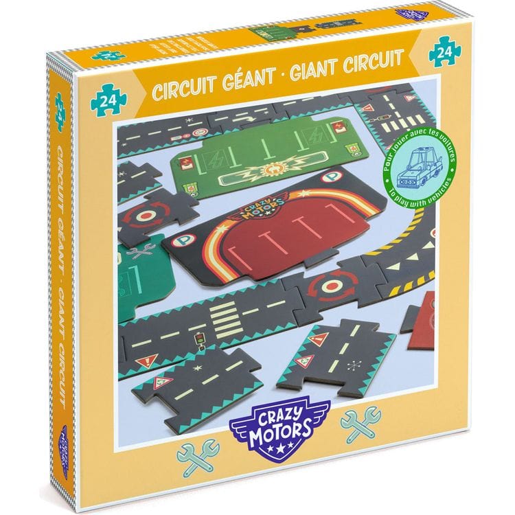 Djeco City Circuit 24 Piece Giant Puzzle