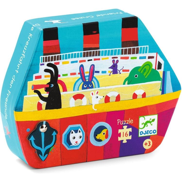 Djeco Mini Cruise 16 Piece Puzzle