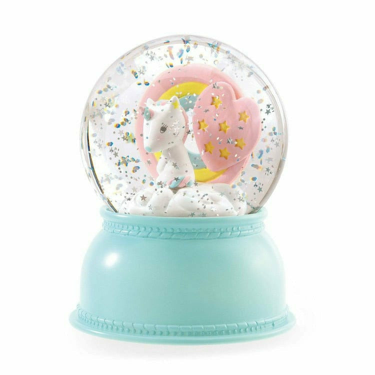 Djeco Unicorn Snow Globe Night Light