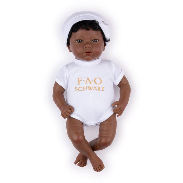 FAO Schwarz My FAO Doll - Dark Skin with Dark Brown Hair & Eyes