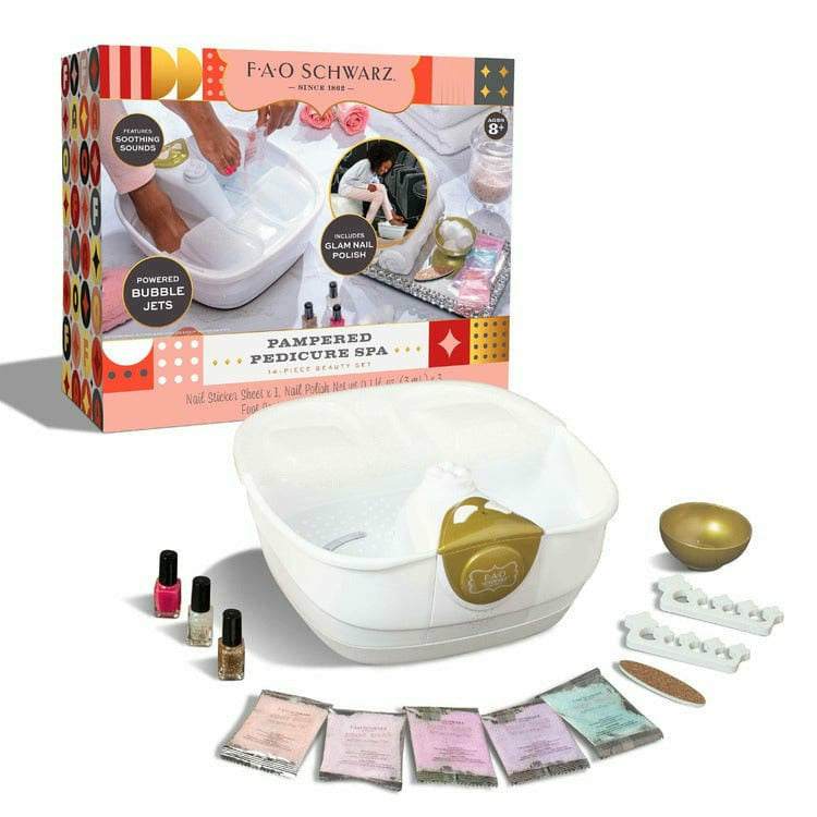 FAO Schwarz Girls 14-Piece Deluxe Foot Spa Set