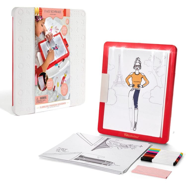 FAO Schwarz Flawless Fashion Designer Light-Up Tracing Tablet