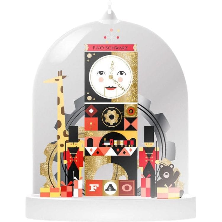 FAO Schwarz Clock Tower Holiday Ornament