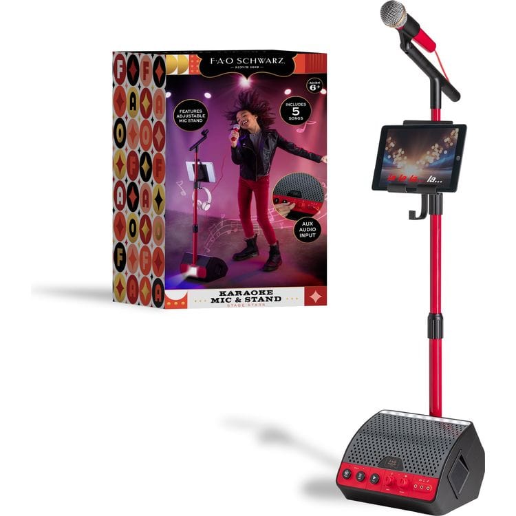 FAO Schwarz Stage Stars Karaoke Mic & Stand