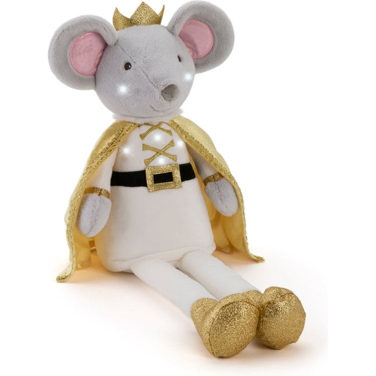 FAO Schwarz 12” Glow Brights Mouse King Plush