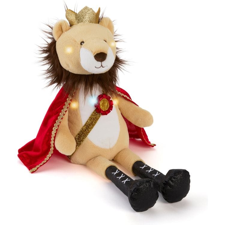 FAO Schwarz 12” Glow Brights Nutcracker Lion Plush