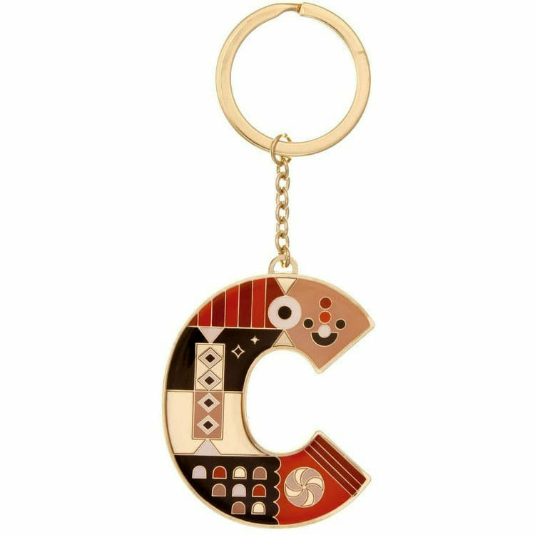 FAO Schwarz Small Initial FAO Keychain - Letter C