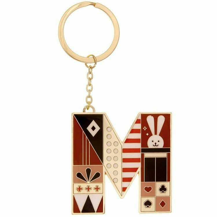 FAO Schwarz Small Initial FAO Keychain - Letter M