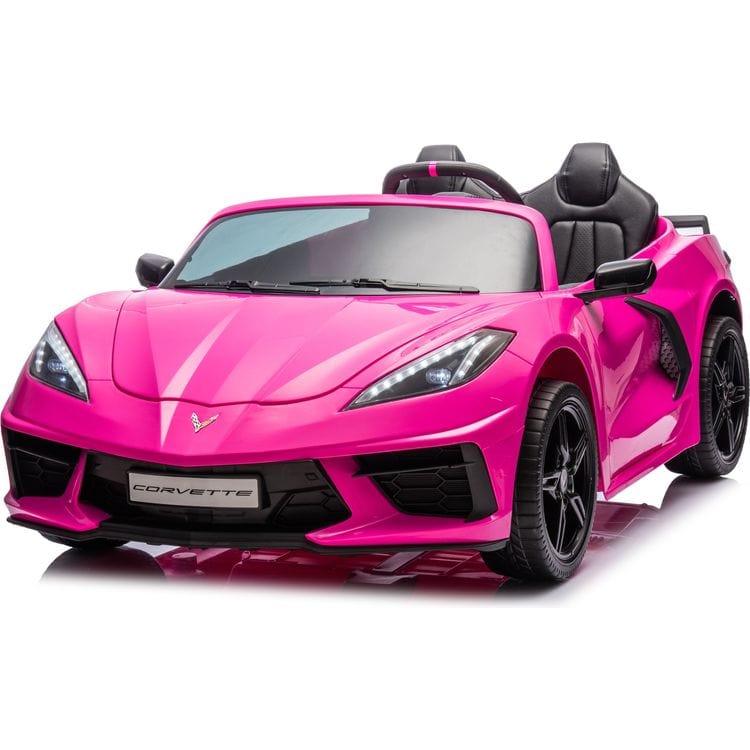 Freddo 24V Corvette C8 2-Seater Ride On Car - Pink