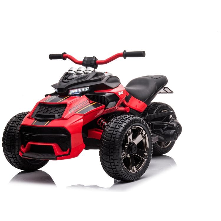 Freddo 24V Freddo Spider 3-Wheel Motorcycle 2-Seater Ride On - Red