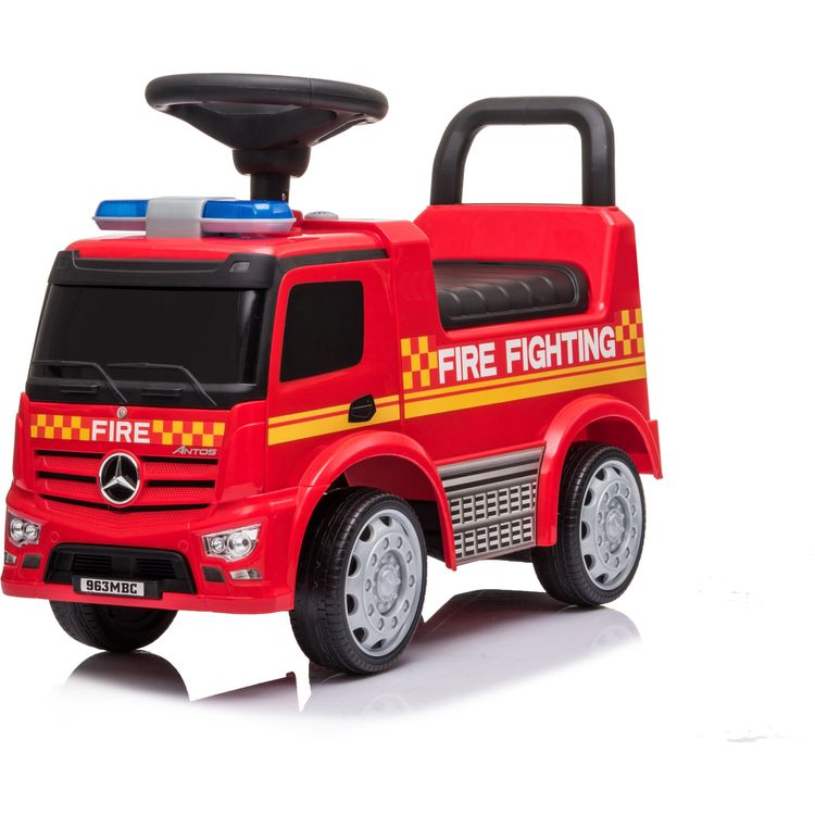 Freddo Mercedes Benz Antos Foot to Floor Fire Truck Ride On