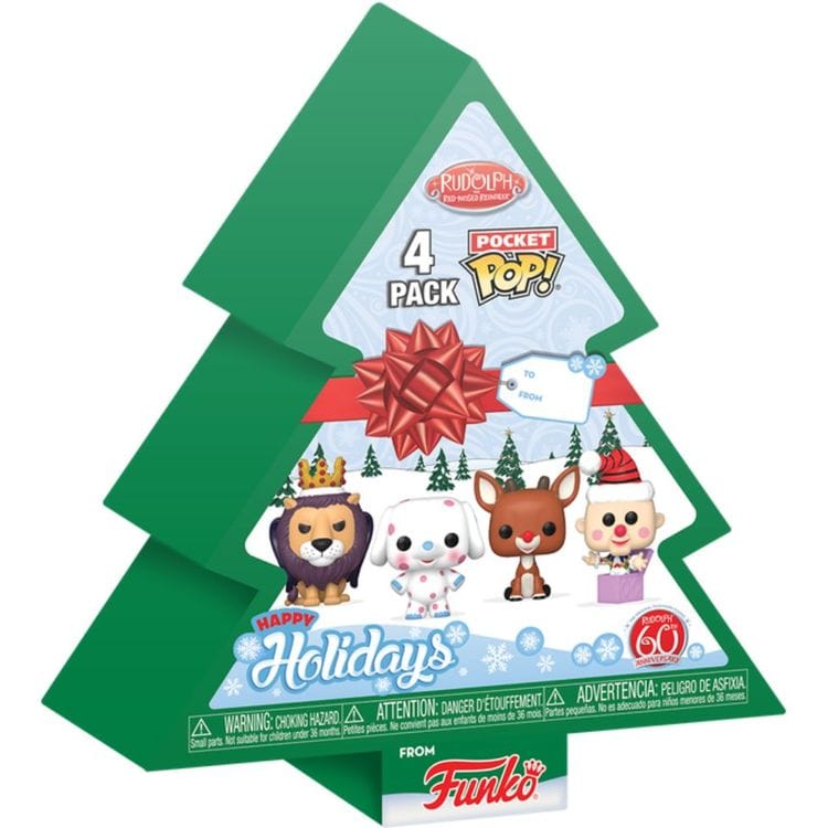 Funko Pocket POP Holiday: Rudolph the Red-Nosed Reindeer 4 Pack