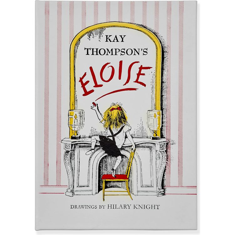 Graphic Image Eloise Book in White Bonded Leather