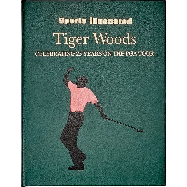 Graphic Image Sports Illustrated Tiger Woods 25 Year Special Edition Leather Book