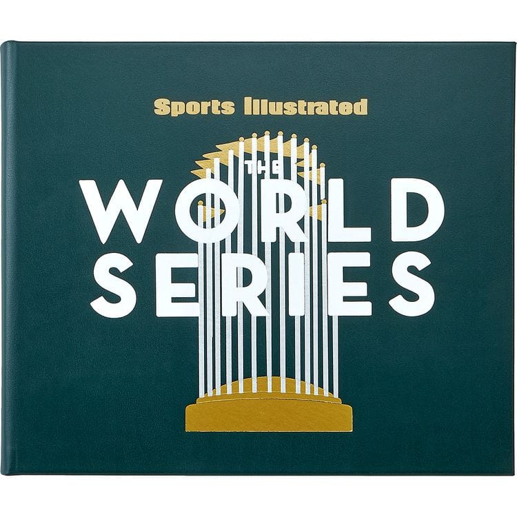 Graphic Image The World Series Book in Green Bonded Leather