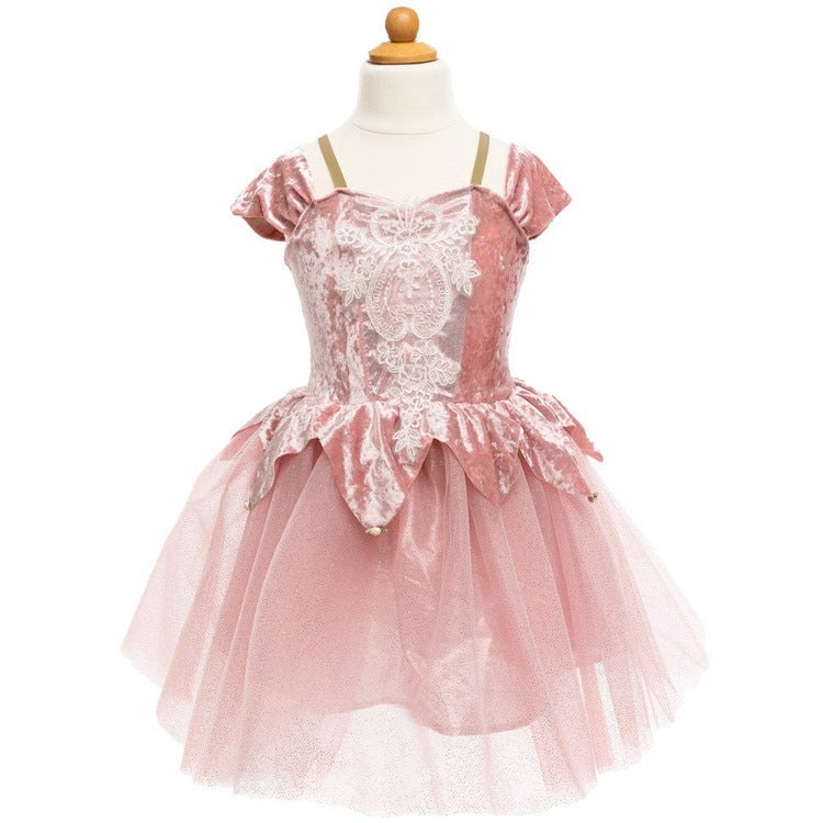 Great Pretenders Dusty Rose Holiday Ballerina Dress Costume - Size 7-8