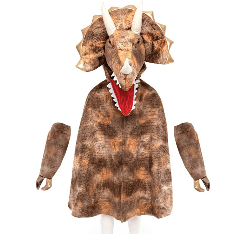 Great Pretenders Grandasaurus Triceratops Cape w/Claws, Size 4-6